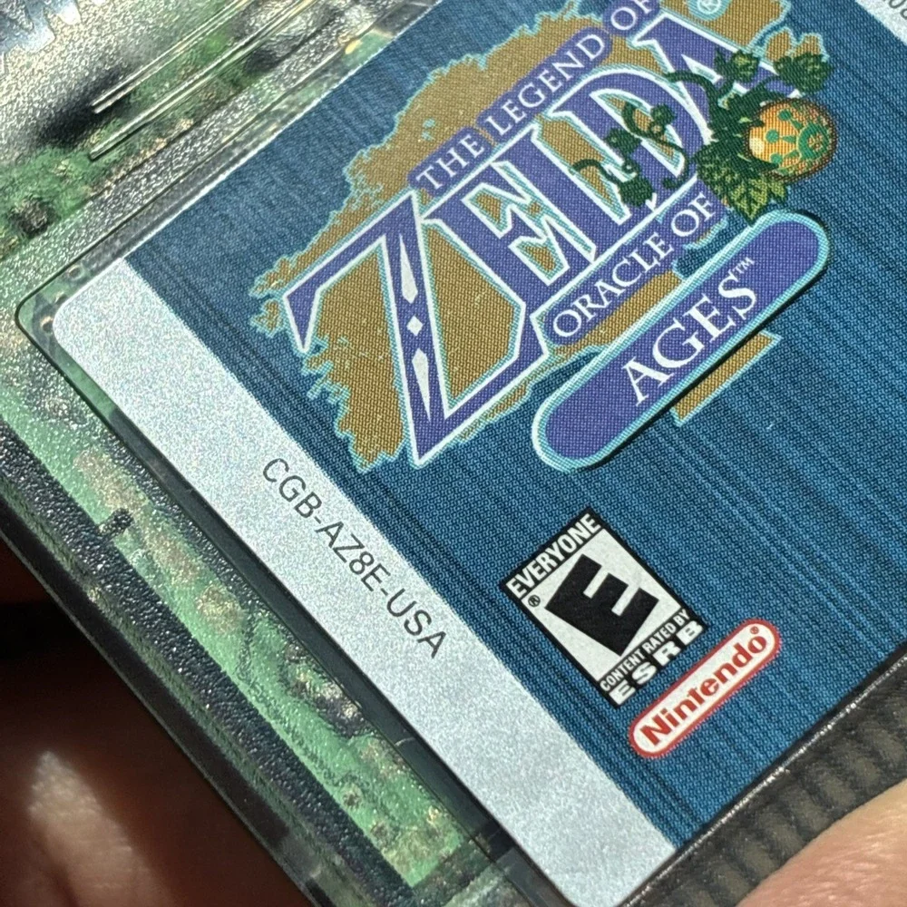 The Legend Of Zelda Oracle Of Ages (GameBoy Color) Authentic Excellent !!! Saves
